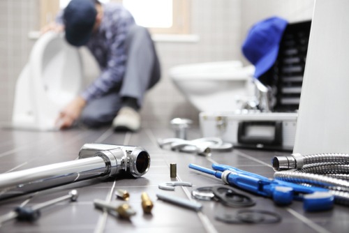 Plumbing maintenance on sale